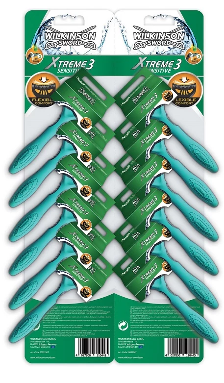 Wilkinson xtreme3 sensitive eldobható borotva 12db