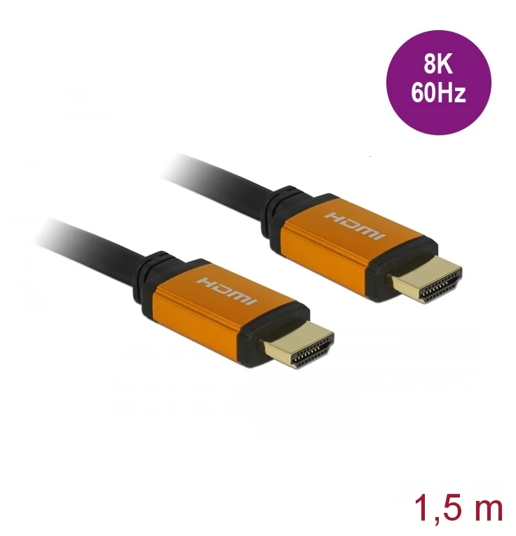 Delock Ultra nagy sebességu HDMI kábel 48 Gbps 8K 60 Hz 1,5 m