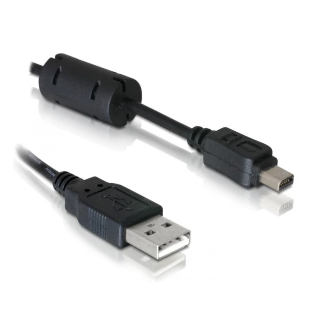 Delock kamera kábel 1m Olympus 12-tűs USB