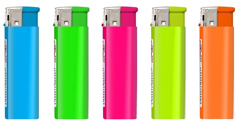 Színes HC neon elektromos öngyújtó 50db 113015 - Adamo