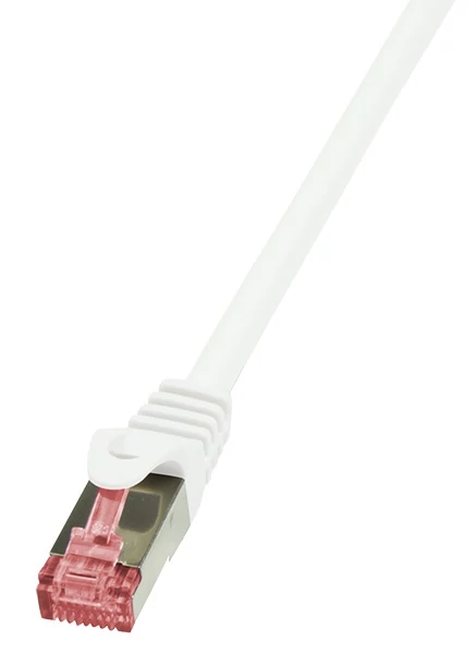 LogiLink CAT6 S/FTP Patch Cable PrimeLine AWG27 PIMF LSZH white 1,00m