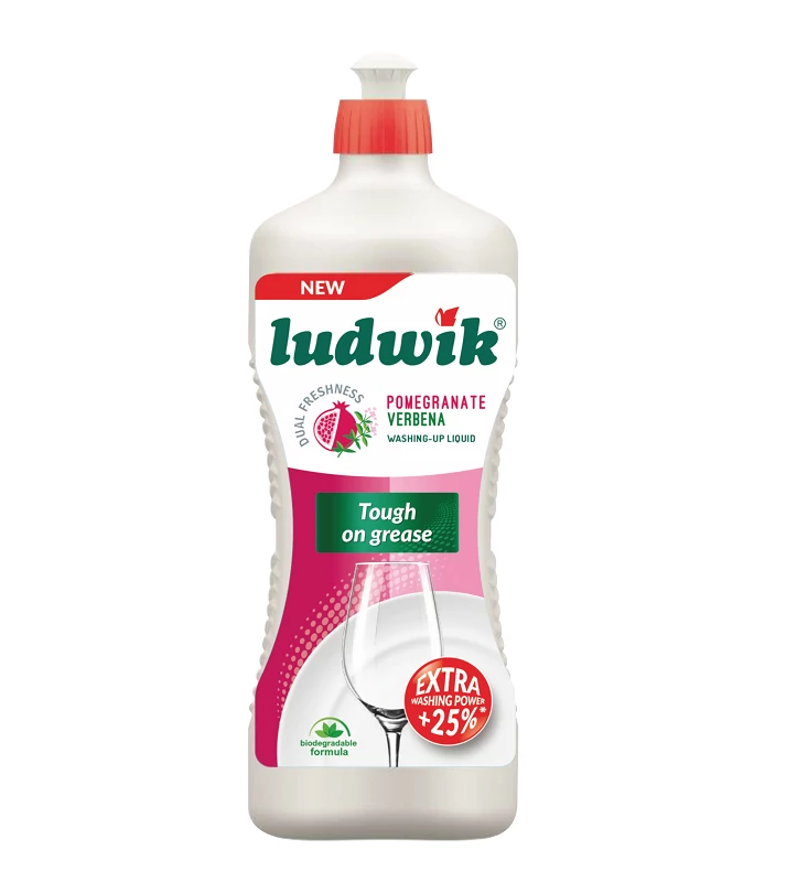 Ludwik gránátalma-verbéna illatú folyékony mosogatószer 900g
