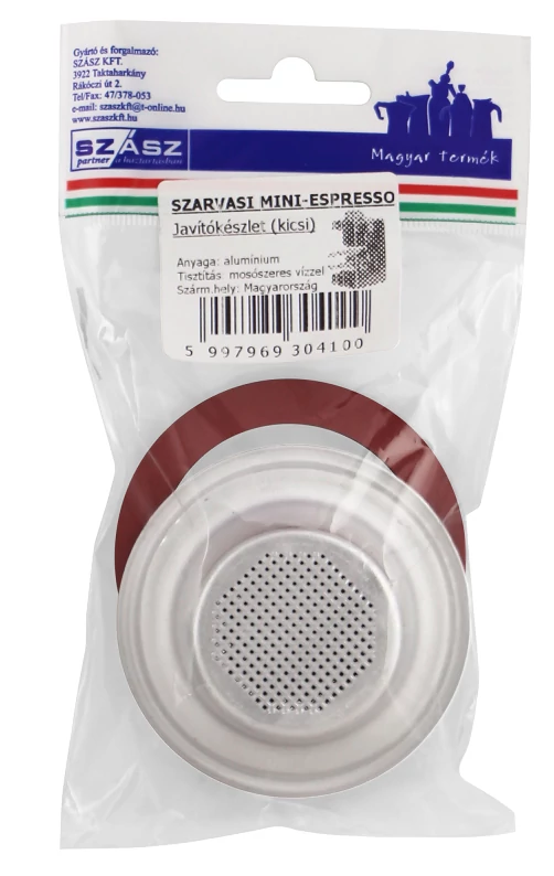Szász mini espresso kávéfőző kicsi javítókészlet
