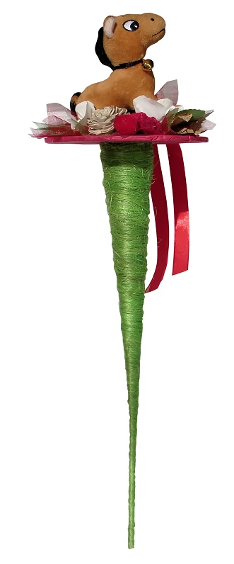 Ballagási csokor - tölcséres figurás 41430