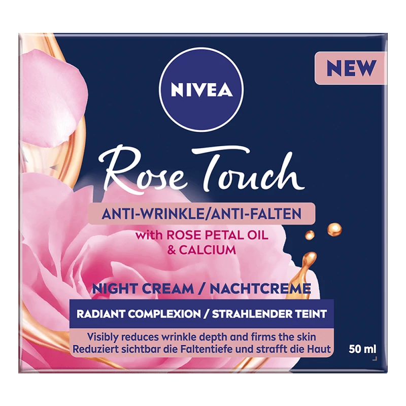 Nivea Rose Touch éjszakai ránctalanító arckrém 50ml