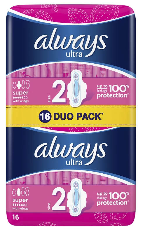 Always duo ultra super plus 16db-os kiszerelésben