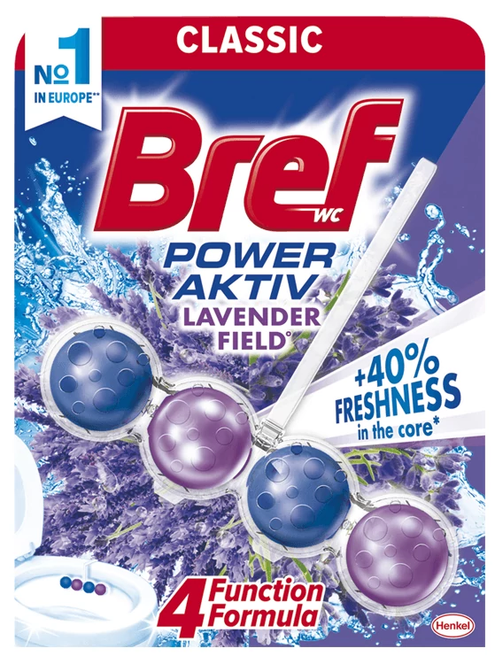 Bref lavender field classic power aktiv 50g wc illatosító