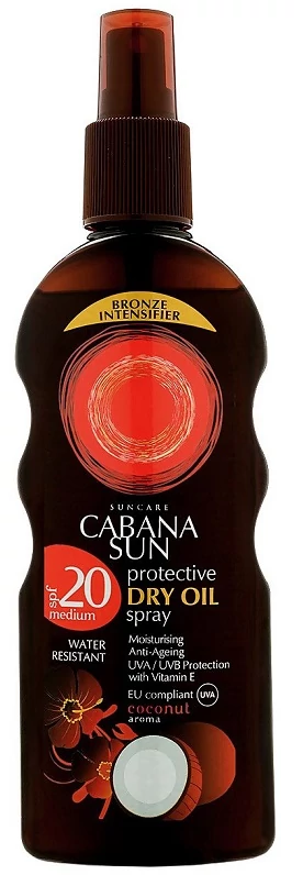 Cabana sun kókuszos száraz olaj napozó spray SPF20 200ml