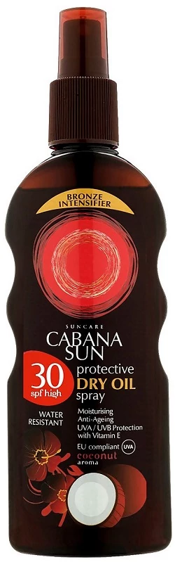 Cabana sun kókuszos száraz olaj napozó spray SPF30 200ml