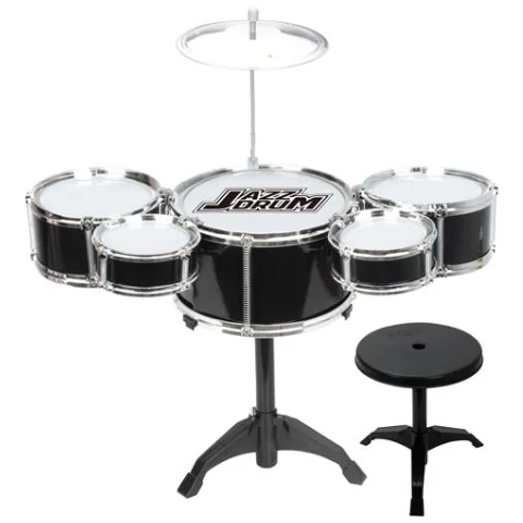 Jazz Drum 6 részes játék dobfelszerelés állványon dobszékkel