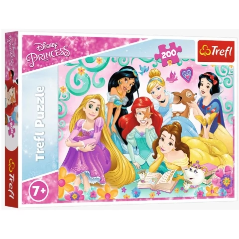 Disney Hercegnők vidám világa 200db-os puzzle - Trefl