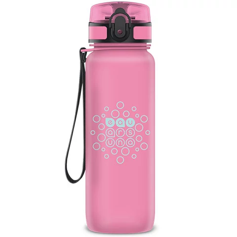Ars Una: Matt rózsaszín BPA-mentes kulacs 800ml