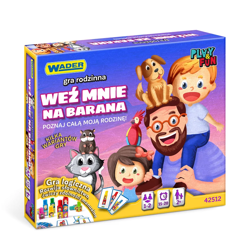 Wader Hop N Top - Ugorj a tetejére társasjáték 82508