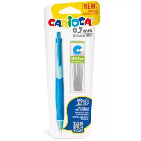 Mechanikus töltőceruza szett 0,7mm többféle színben - Carioca