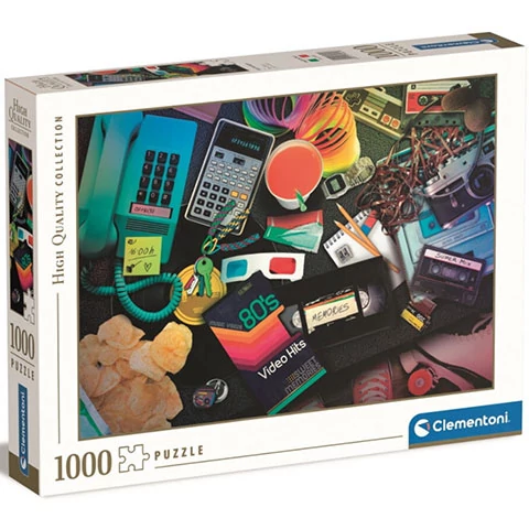 80-as évek nosztalgiája HQC puzzle 1000db-os - Clementoni
