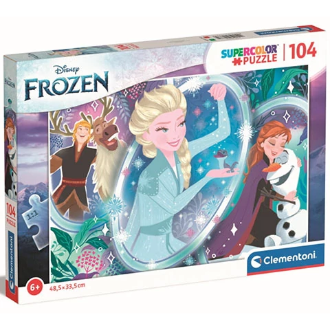 Jégvarázs II: Elza varázslata Supercolor puzzle 104db-os - Clementoni