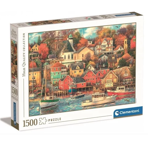 Szép idők a kikötőben HQC 1500 db-os puzzle - Clementoni
