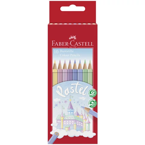 Faber-Castell: Pasztell színes ceruza 10db-os szett