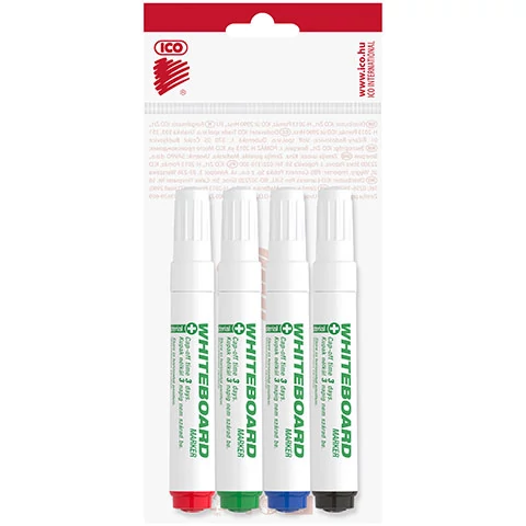 ICO: Antibakteriális Whiteboard 11XXL filc készlet 4db