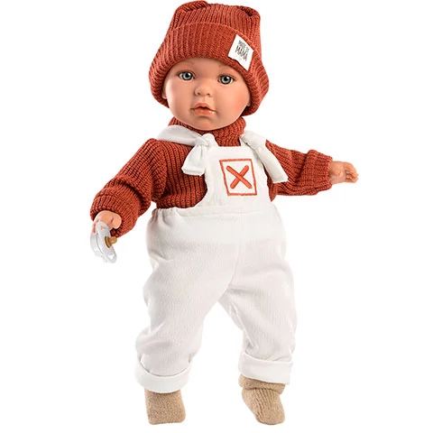 Llorens: Enzo 42cm-es síró baba sapiban cumival (42403)