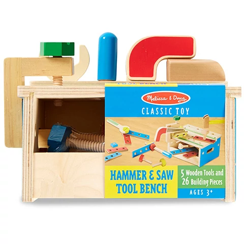 Barkácsasztal fa készségfejlesztő - Melissa & Doug