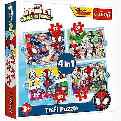 Póki és csodálatos barátai 4az1-ben puzzle szett - Trefl