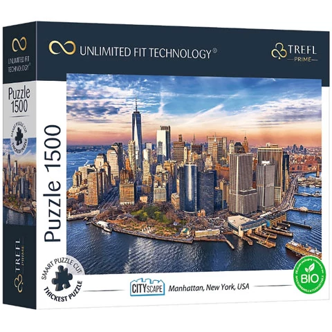 Manhattan, New York 1500db-os puzzle - Trefl