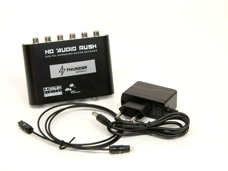 Thunder DAC-3 SPDIF/Optikai audiokonverter 5.1 (DIGITÁLIS - 5.1 ANALÓG RCA)