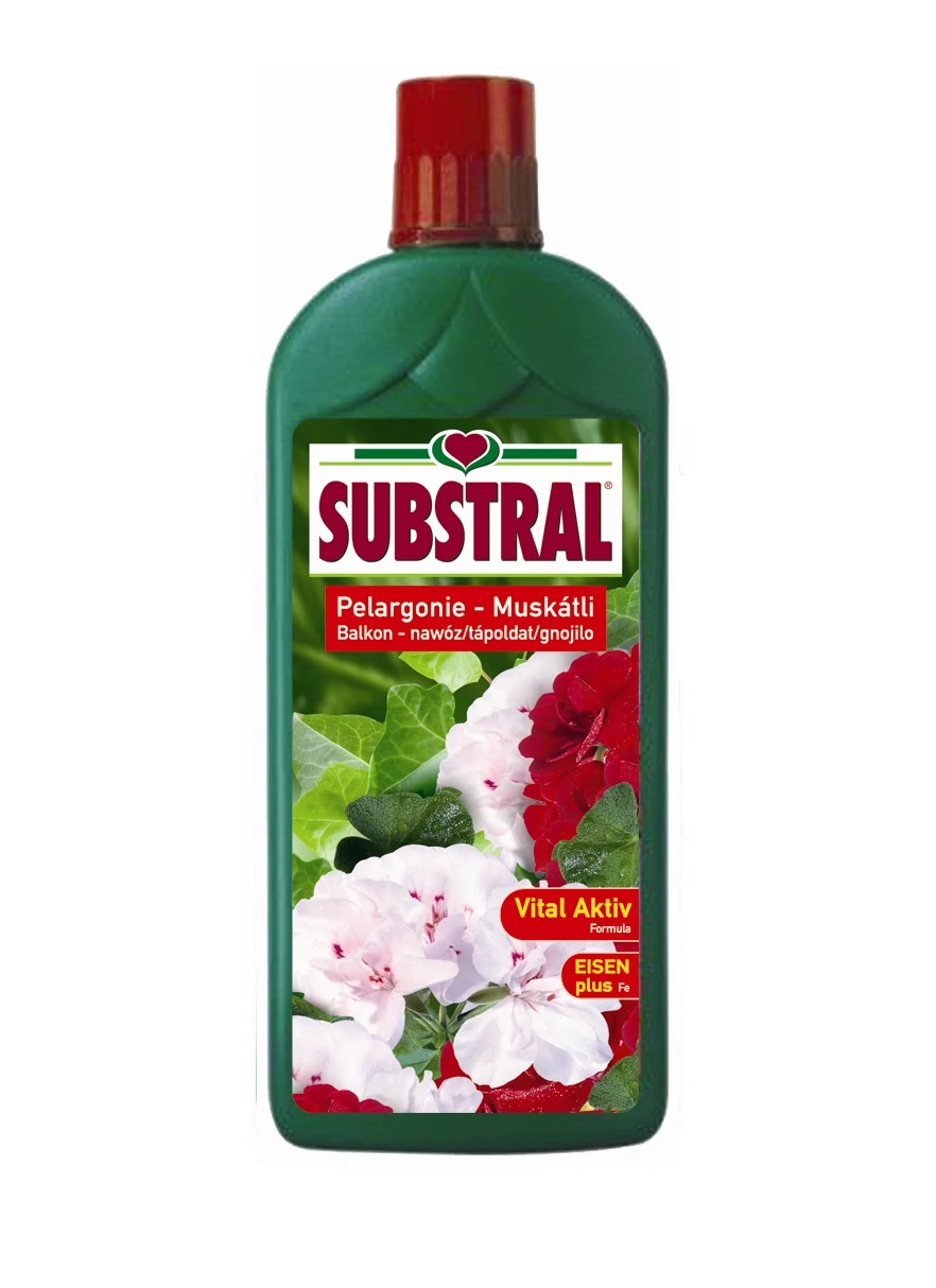 Substral tápoldat muskátlihoz, balkonnövényhez 1000 ml (732109-10310)