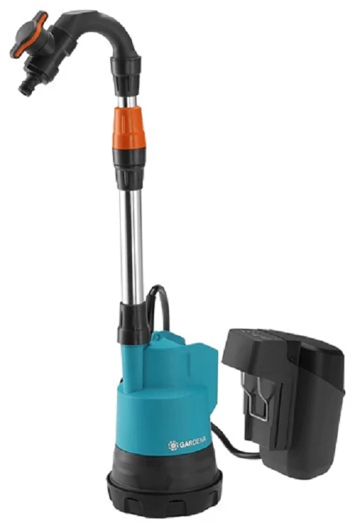 Gardena Akkumulátoros hordóürítő szivattyú 2000/2 18V P4A akkumulátorral (14602-20)