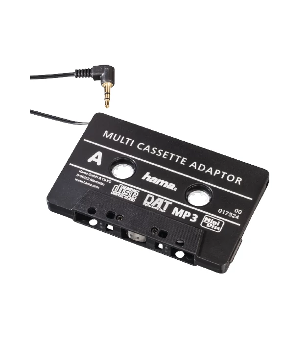 Hama cd adapter kazetta autorádióhoz fekete (17524)