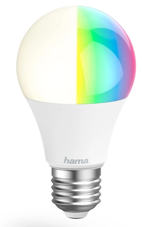 Hama okos wifi led izzó e27 rgb+cct 10w (176597)