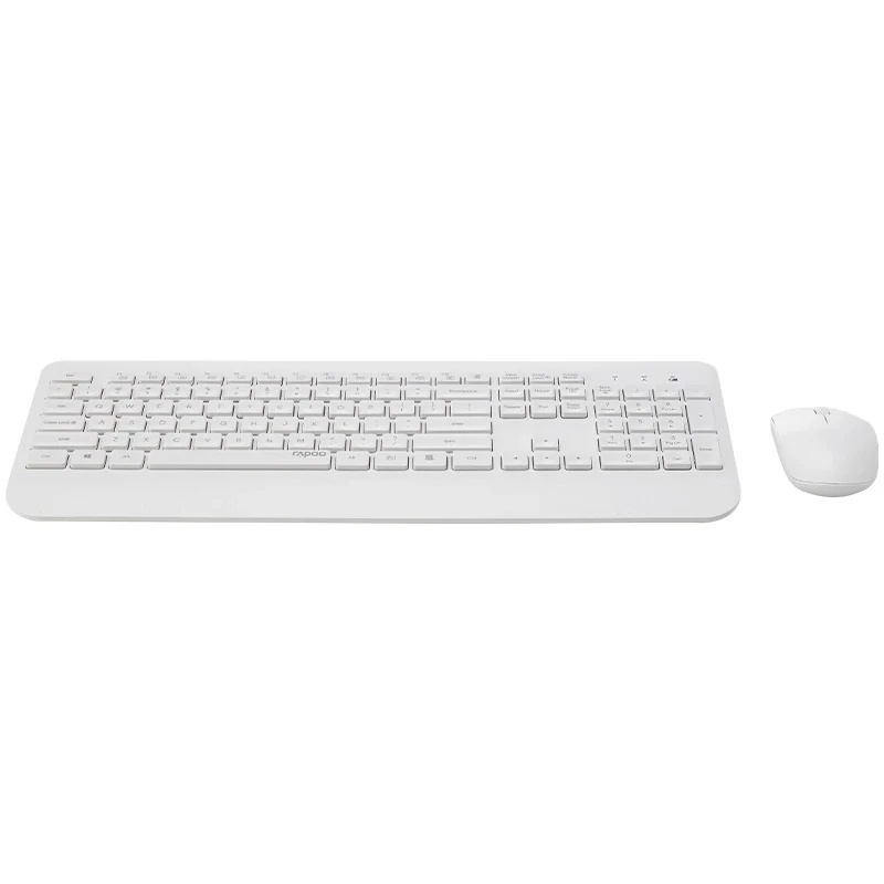 Rapoo X3500 2,4ghz vezeték nélküli bluetooth billentyűzet + egér szett, fehér (217477)