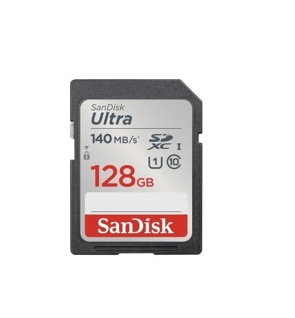 Sandisk sdxc ultra kártya 128gb, 140mb/s cl10 uhs-i (215416)