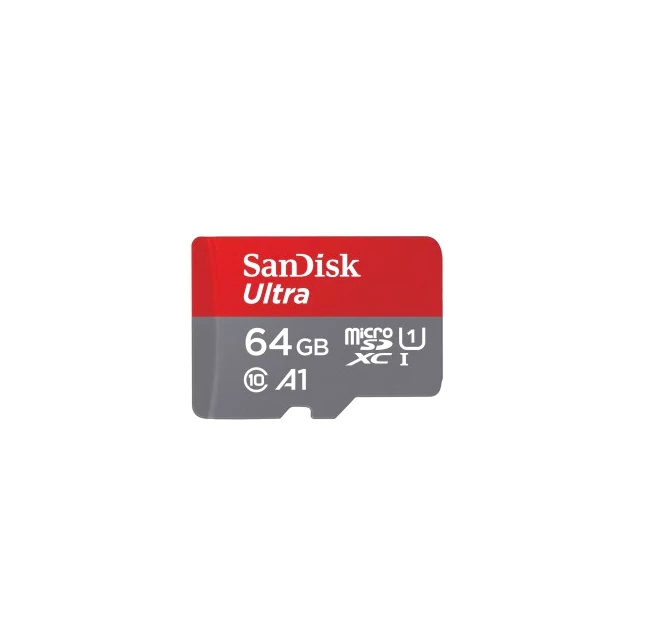 Sandisk microsd ultra android kártya 64gb, 140mb/s,  a1, class 10, uhs-i (215421)