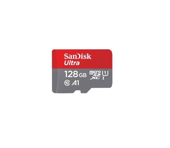 Sandisk microsd ultrakártya 128gb, 140mb/s,  a1, class 10, uhs-i (215427)