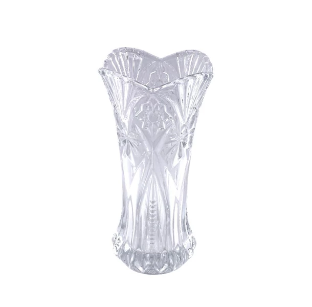 Üveg váza 19cm 71778