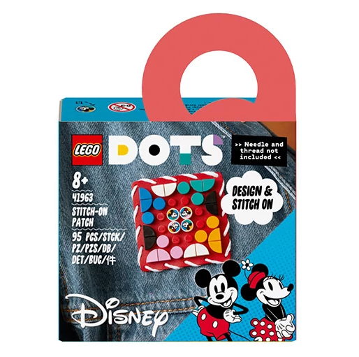 LEGO® DOTS: Mickey egér és Minnie egér felvarró (41963)