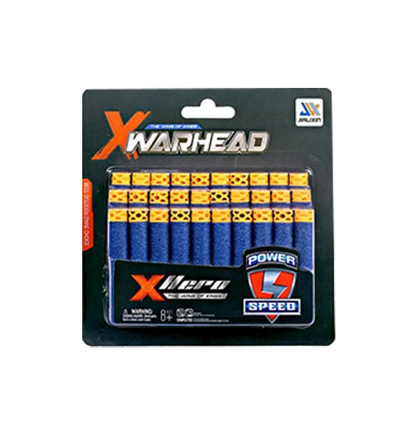 X Warhead 30db-os szivacs töltény