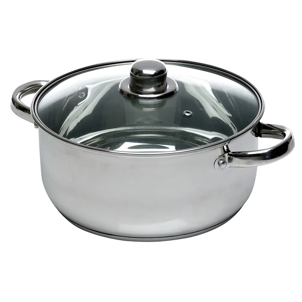 INOX lábas fedővel 2,3L 18cm