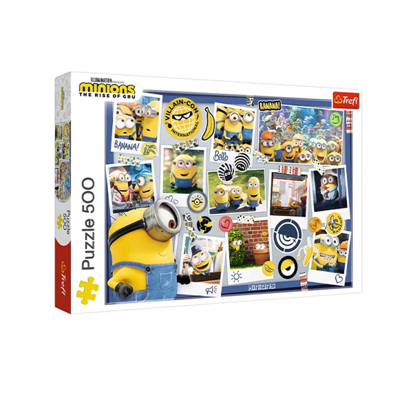 Minyonok őrült fotógyűjtemény 500db-os puzzle - Trefl