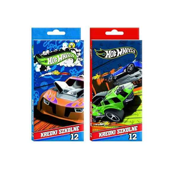 Hot Wheels iskolai színes ceruza készlet 12db-os