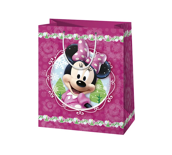 Minnie egér exkluzív közepes méretű ajándéktáska 18x10x23cm