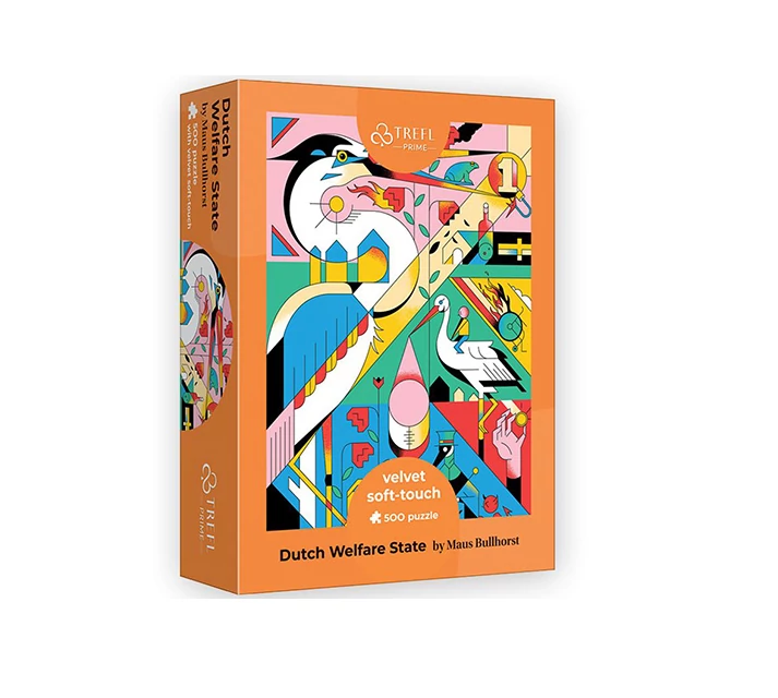 Dutch Welfare State bársony puha tapintású 500db-os puzzle - Trefl