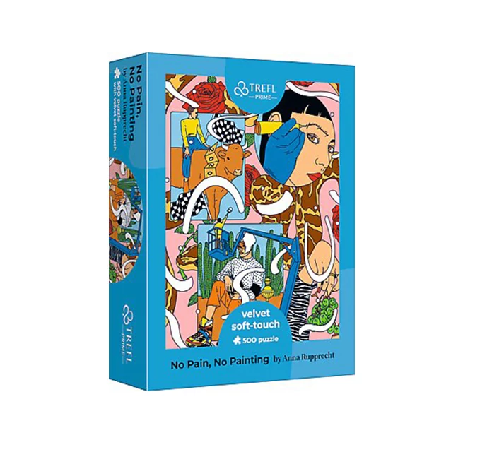 No pain, No painting bársony puha tapintású 500db-os puzzle - Trefl