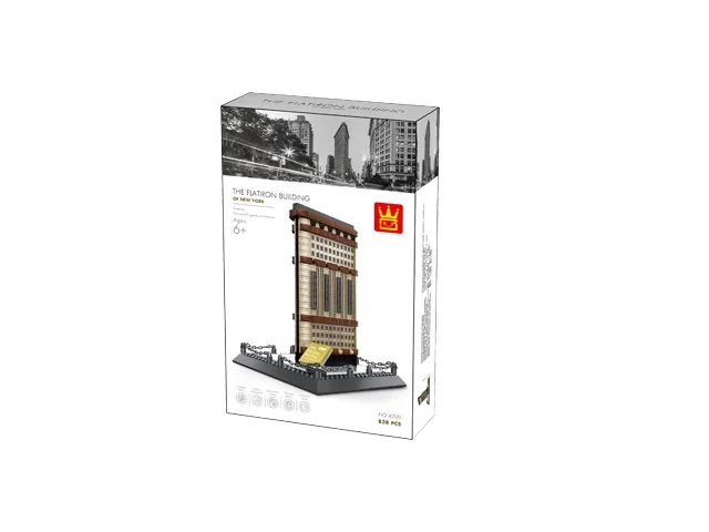 Flatiron building – New York | 838 db építőkocka | építőjáték | WANGE 4220