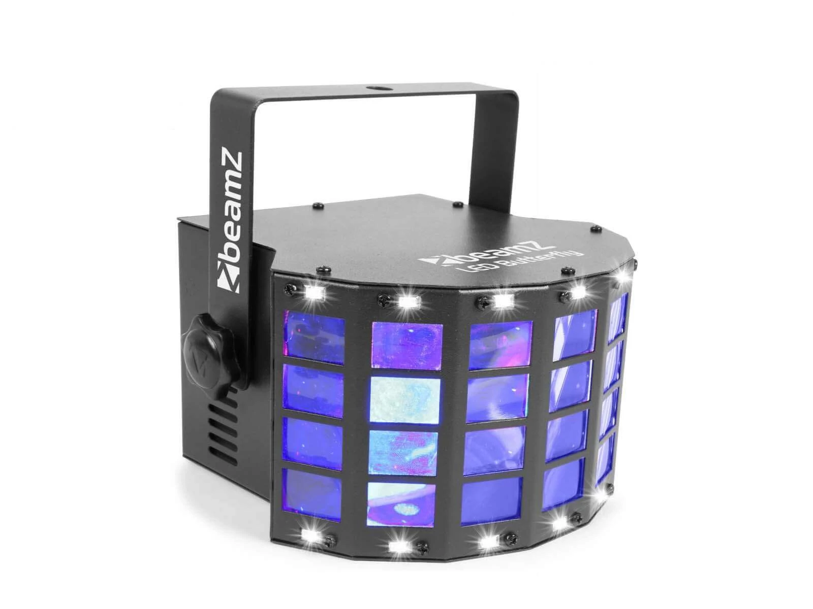 BeamZ Butterfly (3x3W) RGB 24 optikás LED derby fényeffekt + Stroboszkóp