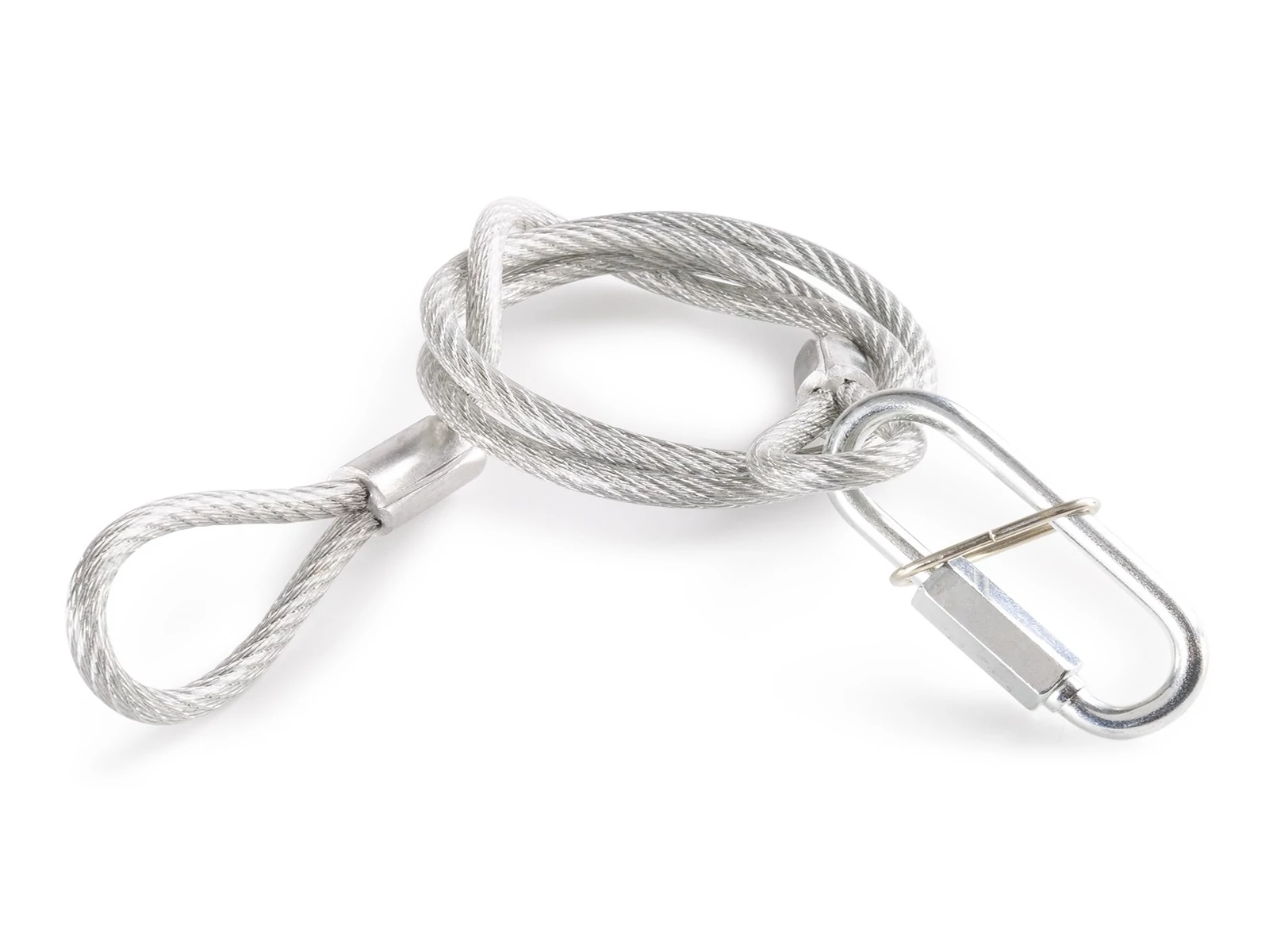 BeamZ SAF-65 karabineres biztonsági kábel 95 cm - 65kg