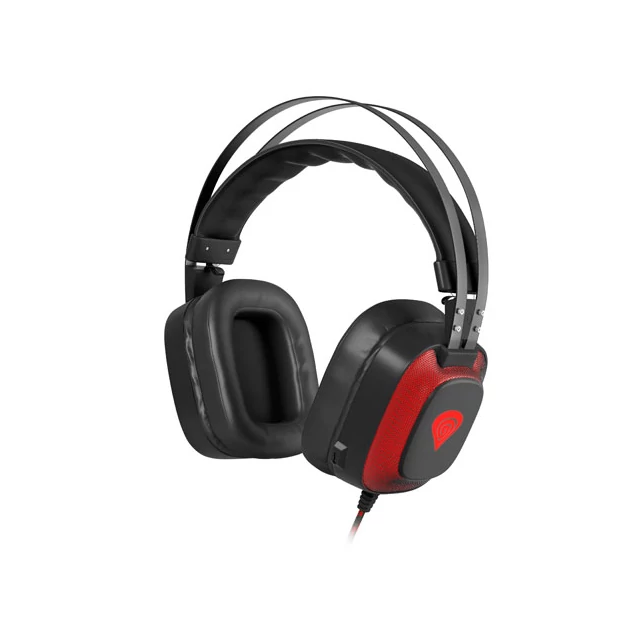 Genesis Radon 720 Gamer mikrofonos fejhallgató, Virtual 7.1, fekete-piros