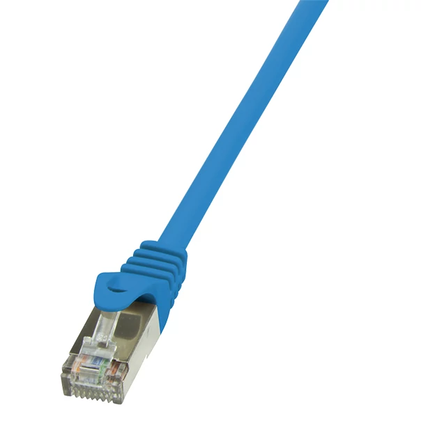 LogiLink Patch kábel Econline, Cat.5e, F/UTP, kék, 3 m